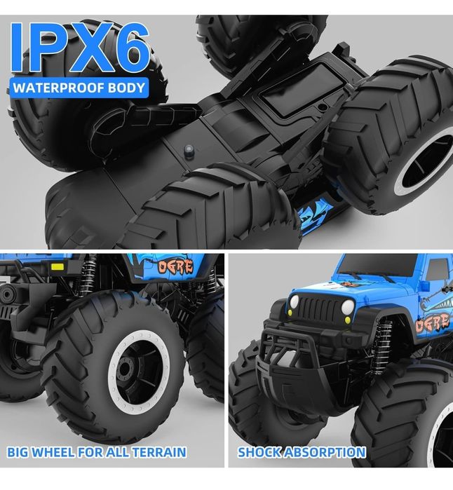 Zdalnie Sterowany Samochód ACAMMZAR Amfibia 360° Off-Road 4WD