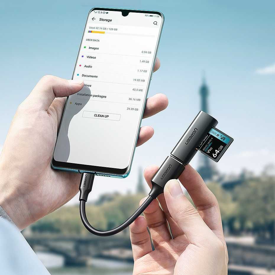 OTG перехідник адаптер Type-C на USB 3.0 ОТГ переходник UGREEN 15см