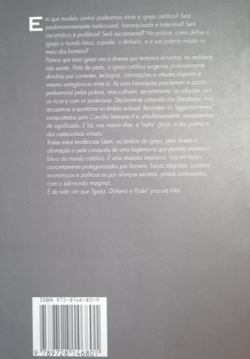 Igreja Dinheiro e Poder