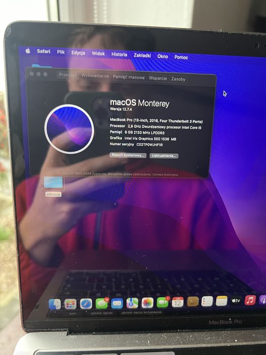 Apple Macbook Pro 13" 2016| 8gb ram| 500gb SSD|