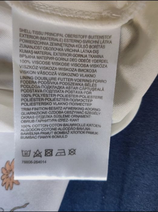 Letnia sukienka w kwiaty, C&A, 36