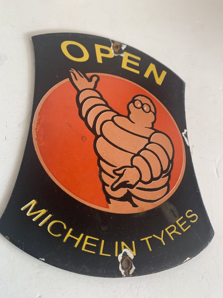 Placa esmalte Michelin