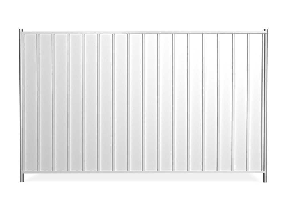 Panel Pełny Ogrodzenie budowlane przestawne Płot blacha trapezowa 2,9m