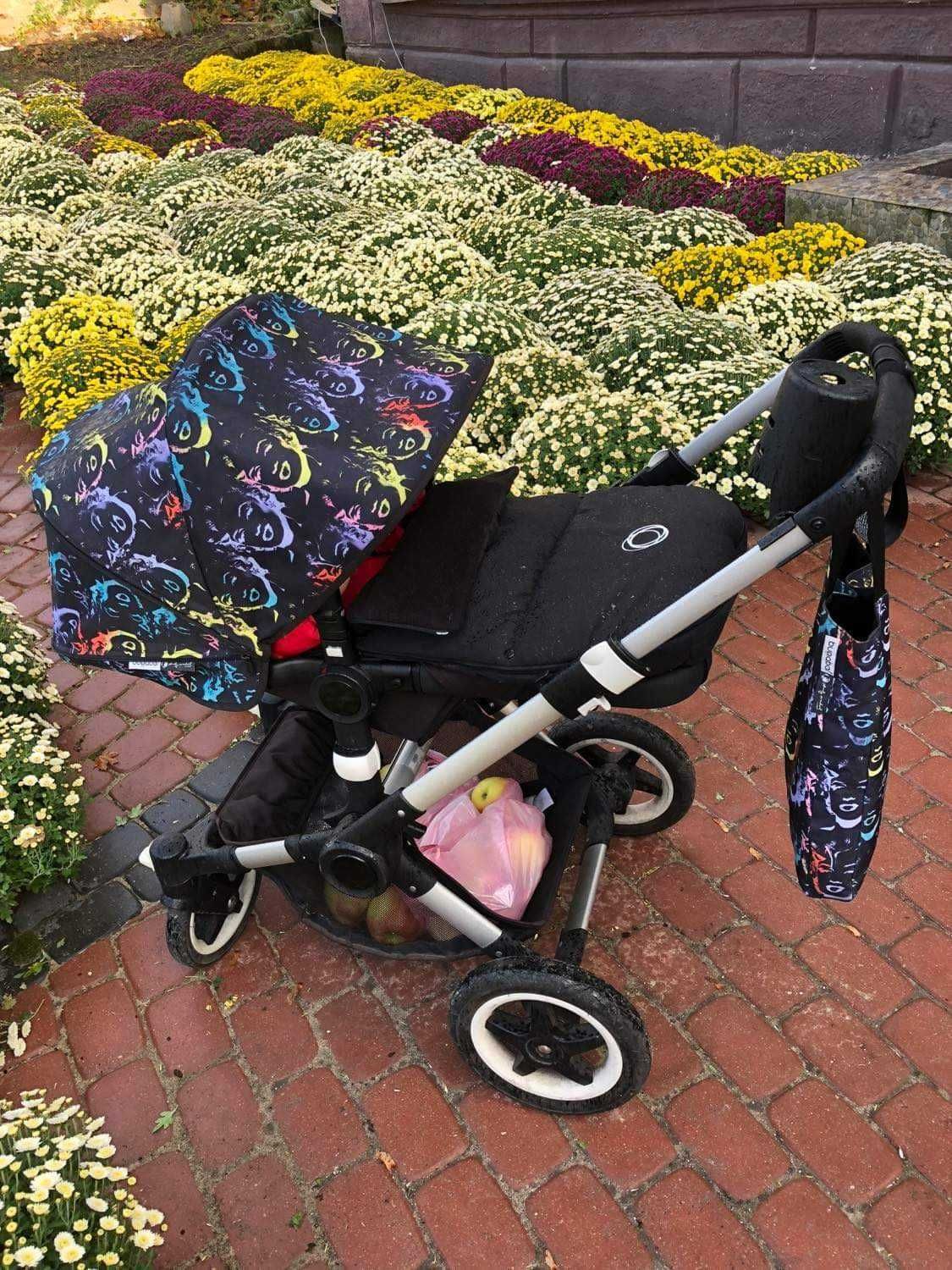 Bugaboo Buffalo Grey + oryginalne dodatki, po jednym dziecku