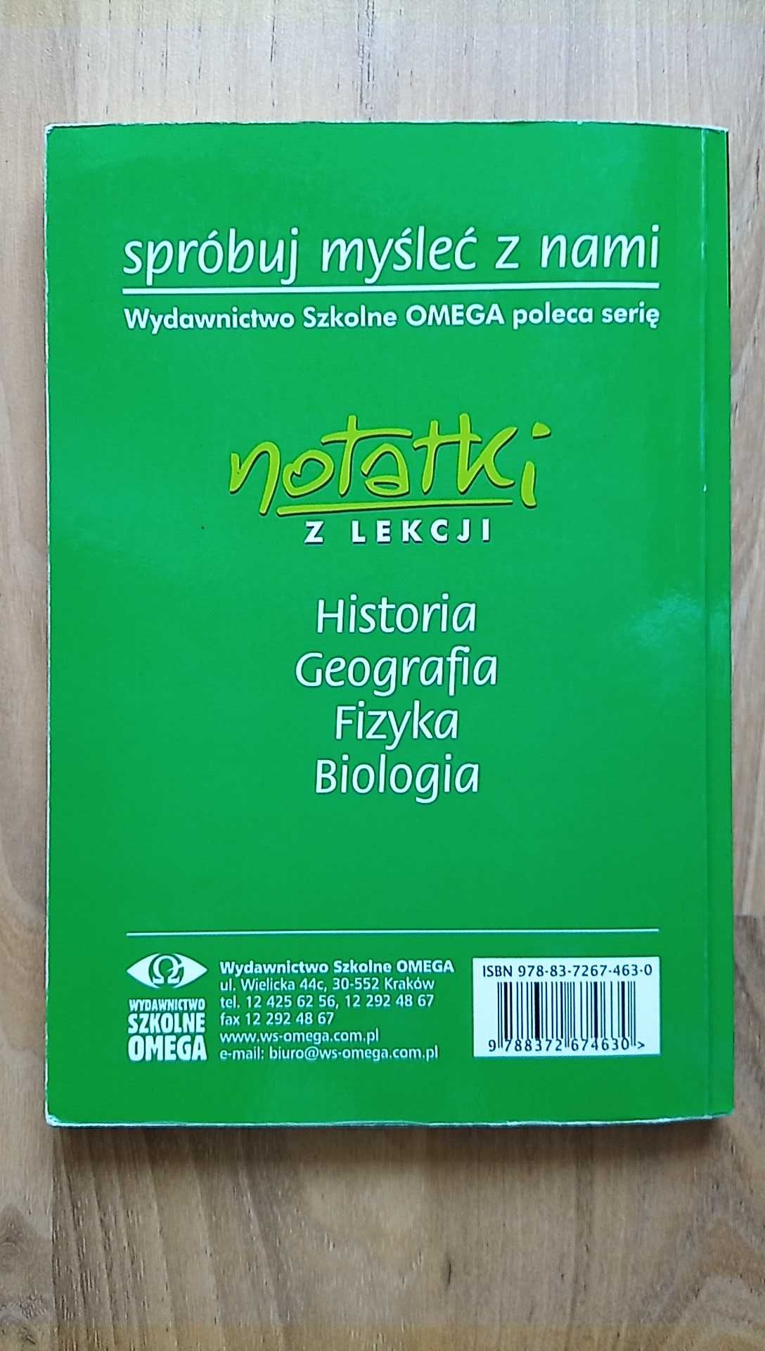 Podręcznik Notatki z lekcji Biologia Cytologia i histologia wyd. Omega