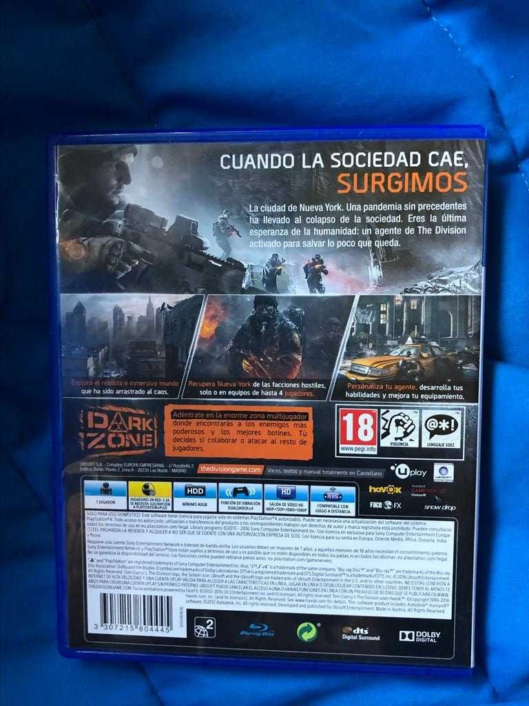 Jogo The Division para PS4