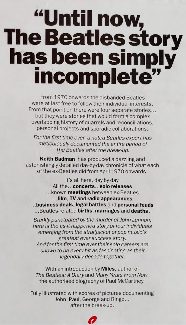 The Beatles After the Break-Up
