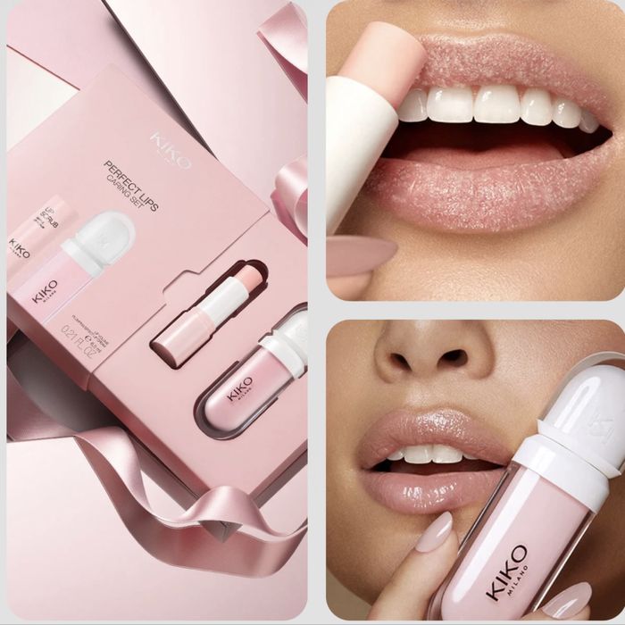 Набір Kiko Milano Perfect lips caring set lip volume