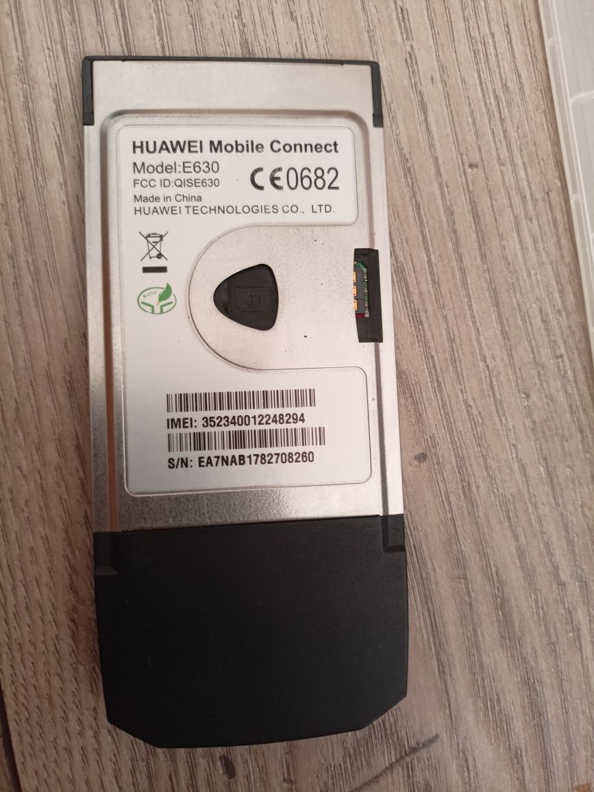 Modem Huawei E630 super do laptopa PCMCIA Bądź mobilny