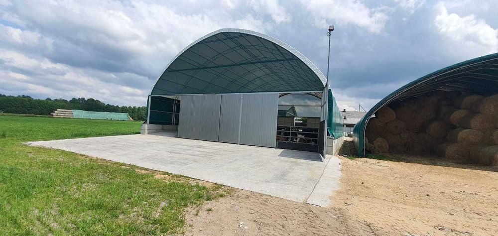 HaleNaBale.pl hale dla bydła 15m x30m