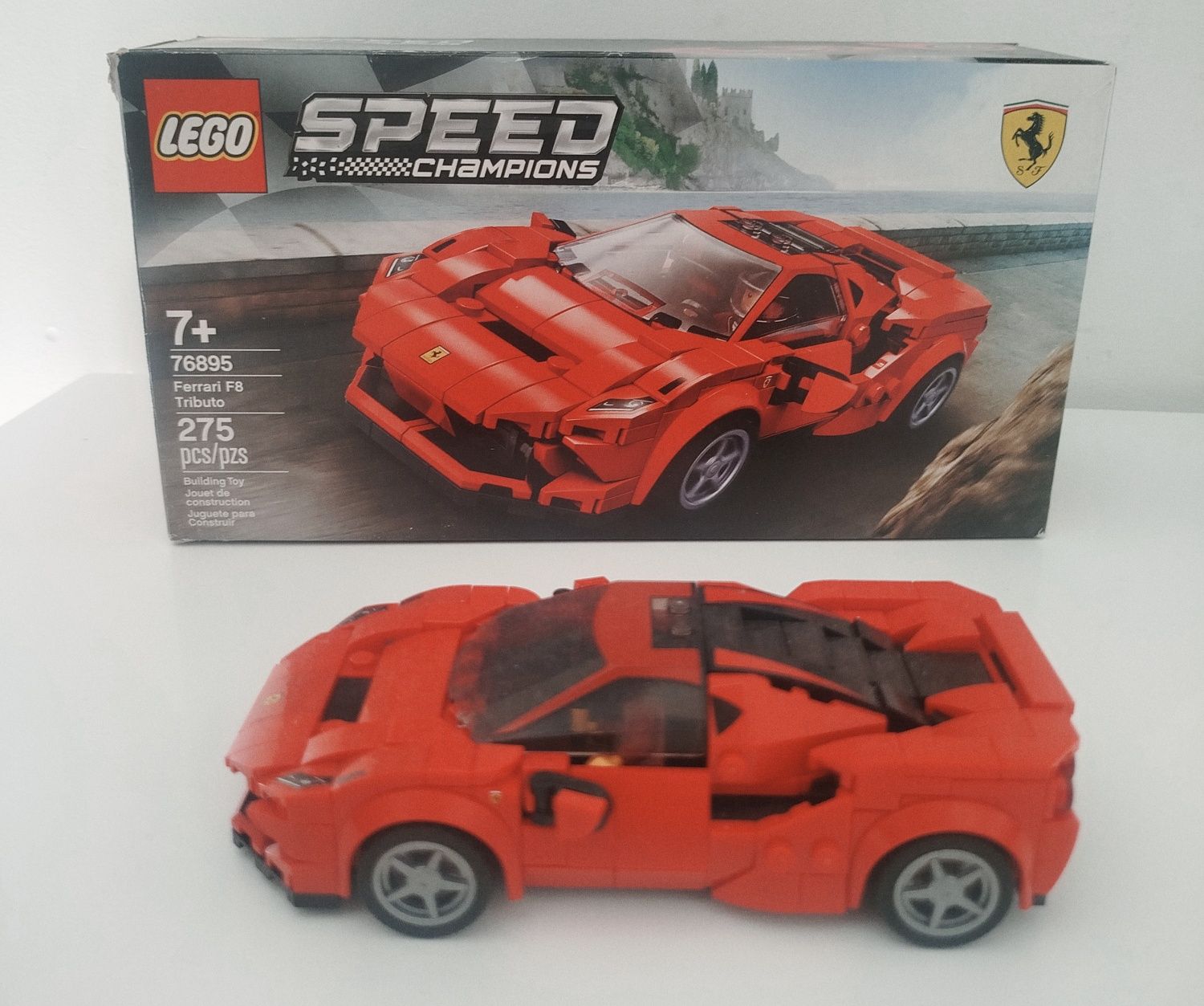 Klocki LEGO 76895 Speed Champions Ferrari  kompletne instrukcja pudelk