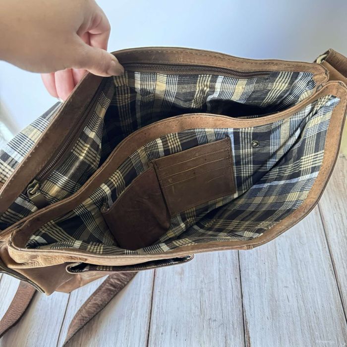 Большая кожаная сумка Harolds