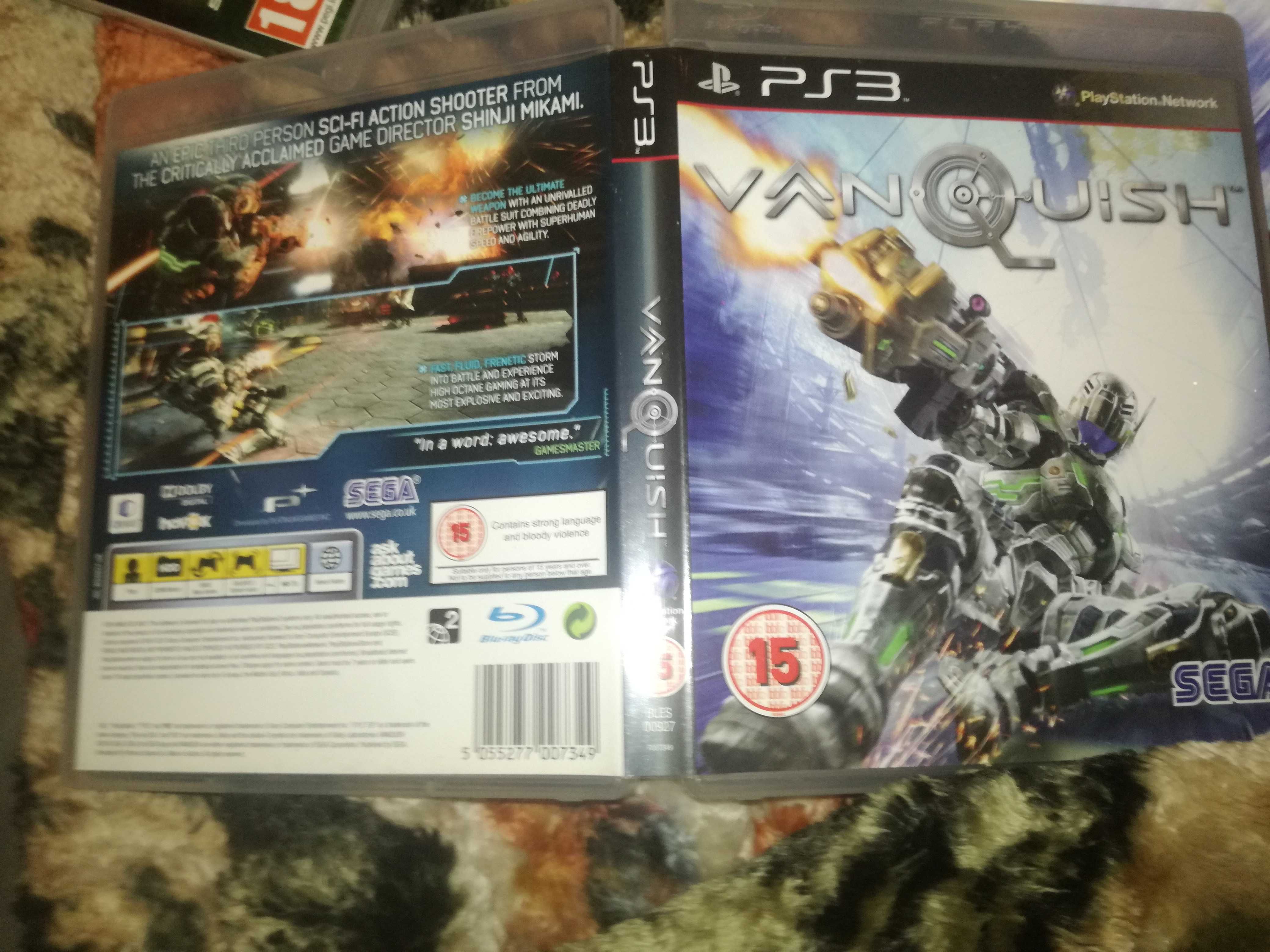 Vanquish Capa Holográfica 3D PS3