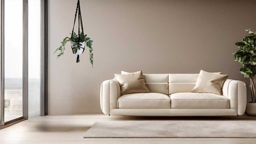 Kwietnik wiszący ze sznurka trzyramienny polipropylen K3P-04