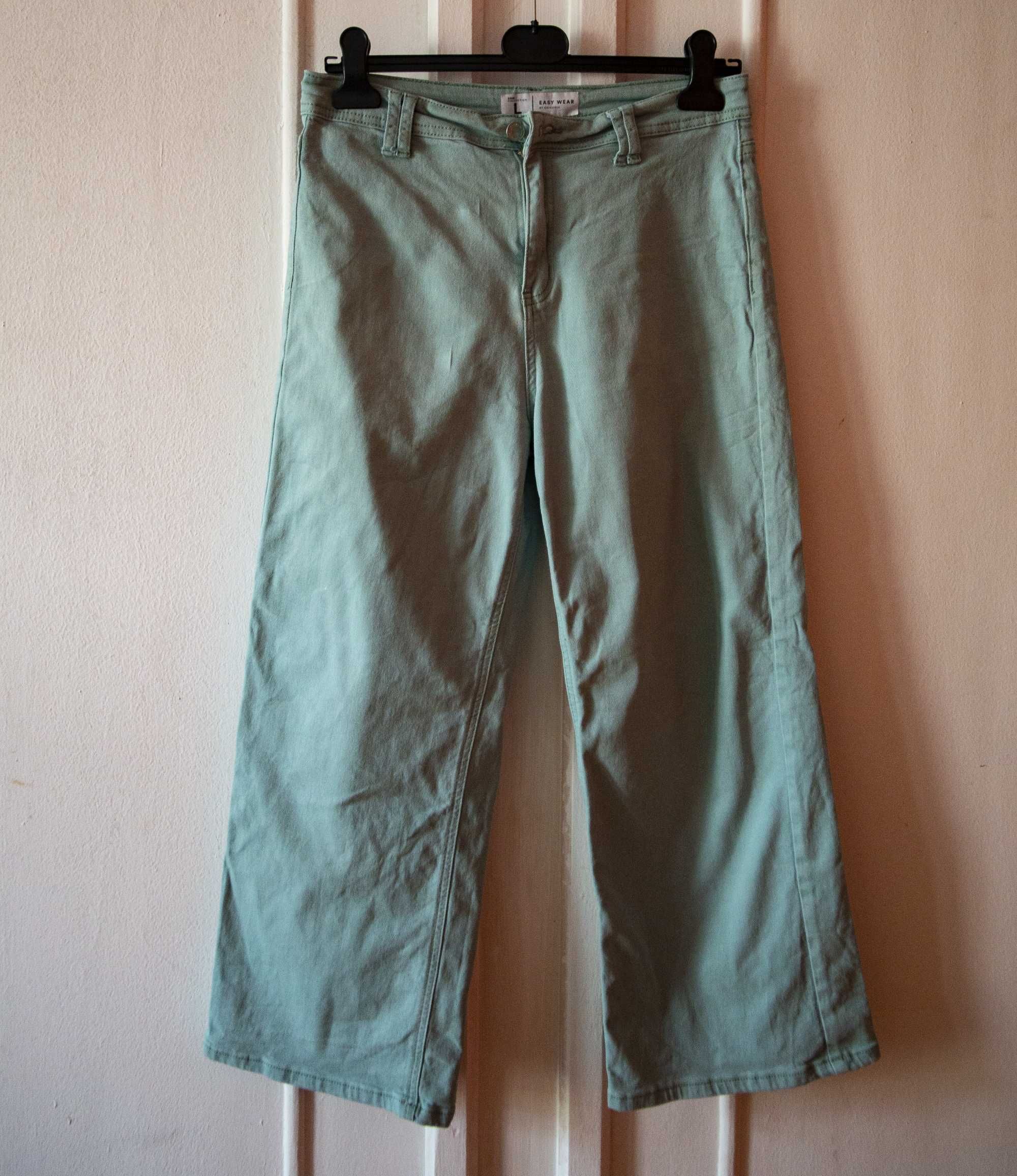 Spodnie jeansowe w kolorze jasnej zieleni morskiej Chicorée