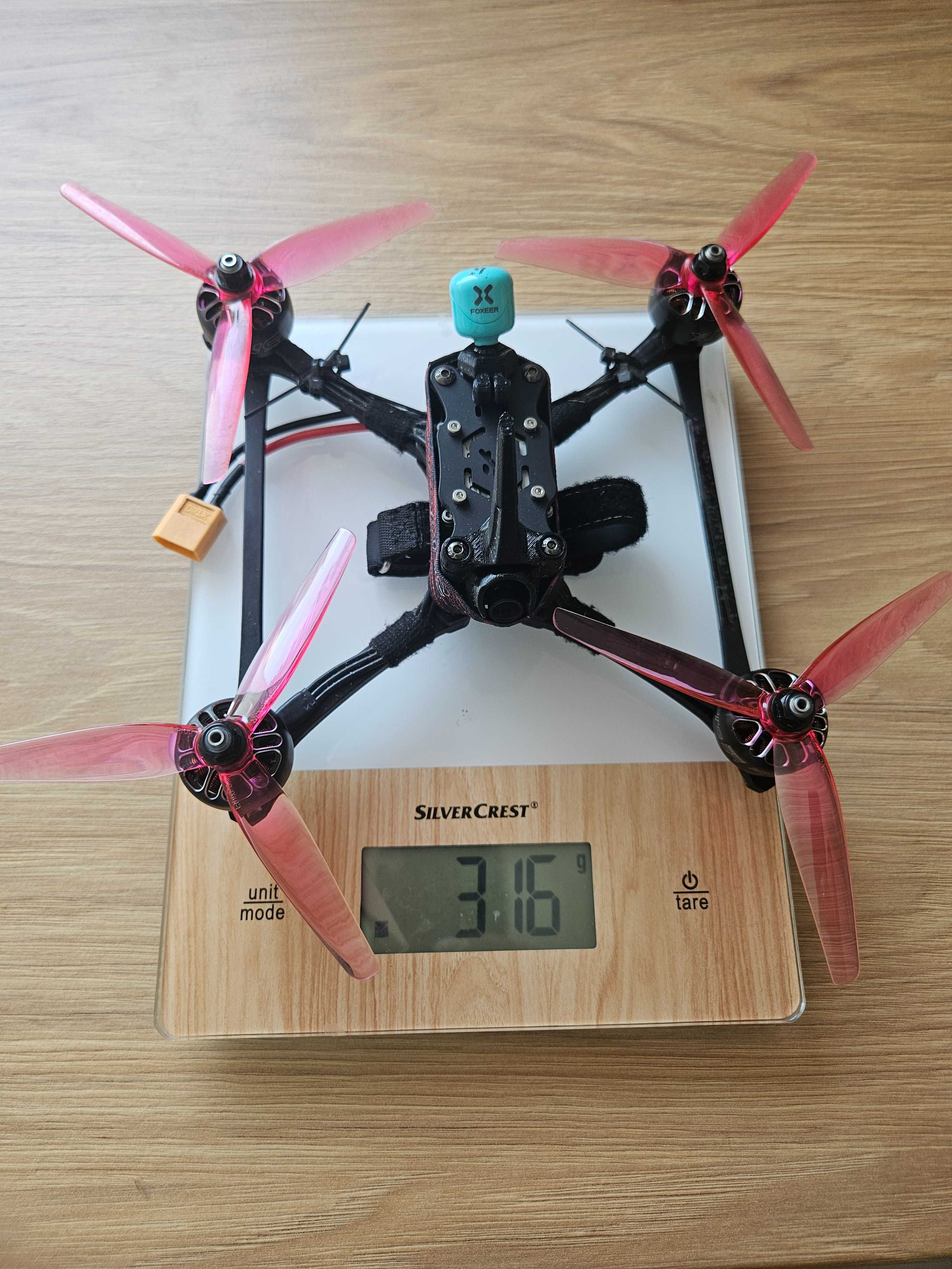 Dron fpv 5" hglrc wind5 lite v2 dji vista nebula pro nano caddx elrs