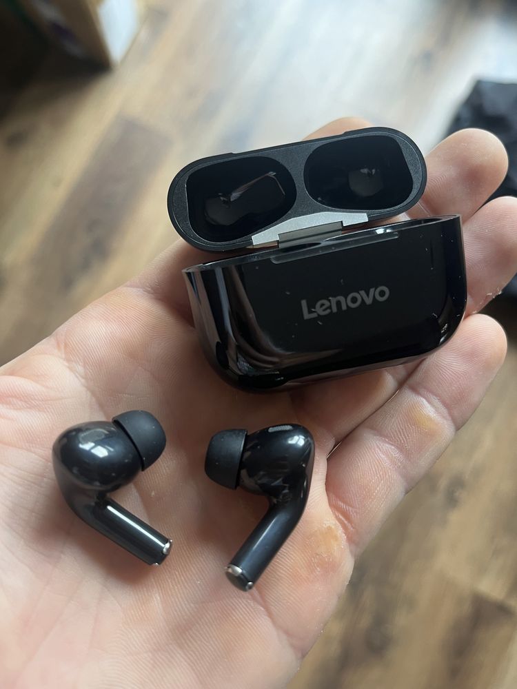 Nowe słuchawki Lenovo! Biale / Czarne - bezprzewodowe