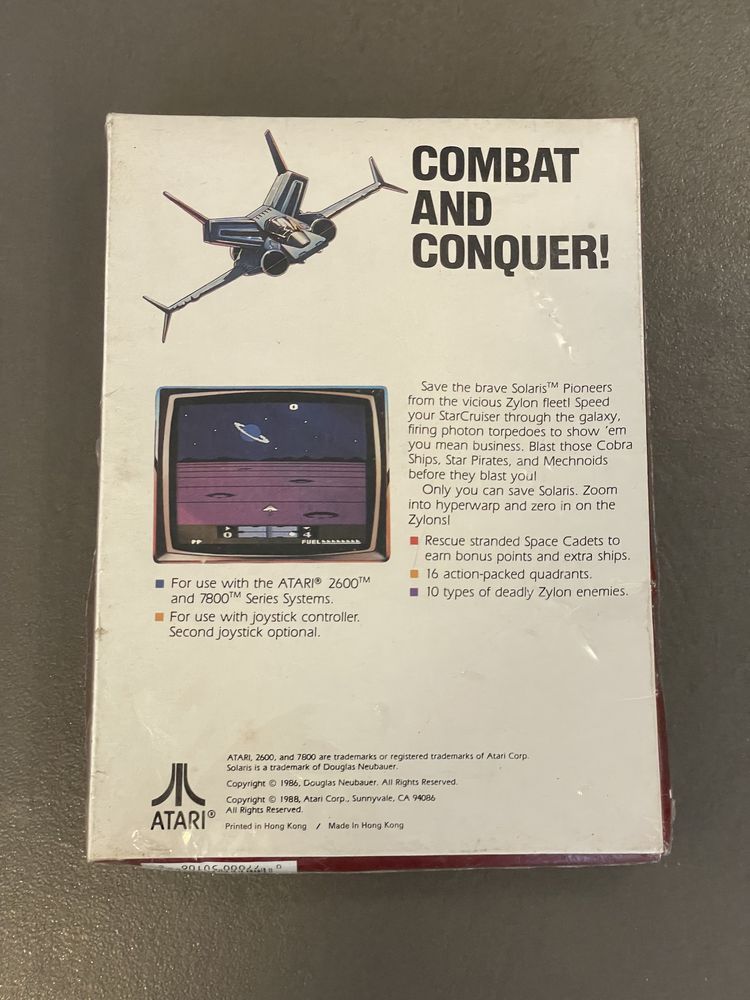 Gra na konsolę Atari 2600. Nowa, w folii.