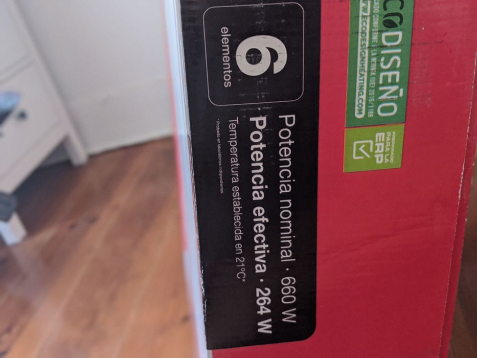 Rointe Sygma – Aquecedor Digital de Parede – 6 Elementos / 660 W