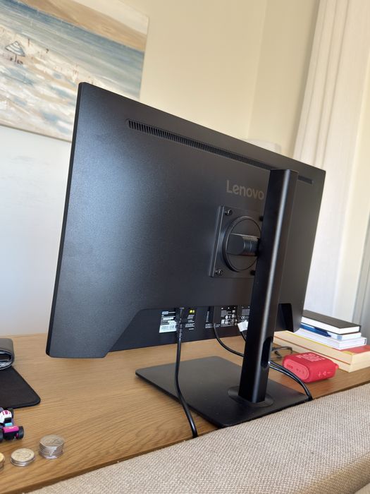 Monitor 4k N27p Lenovo - 3 meses de uso