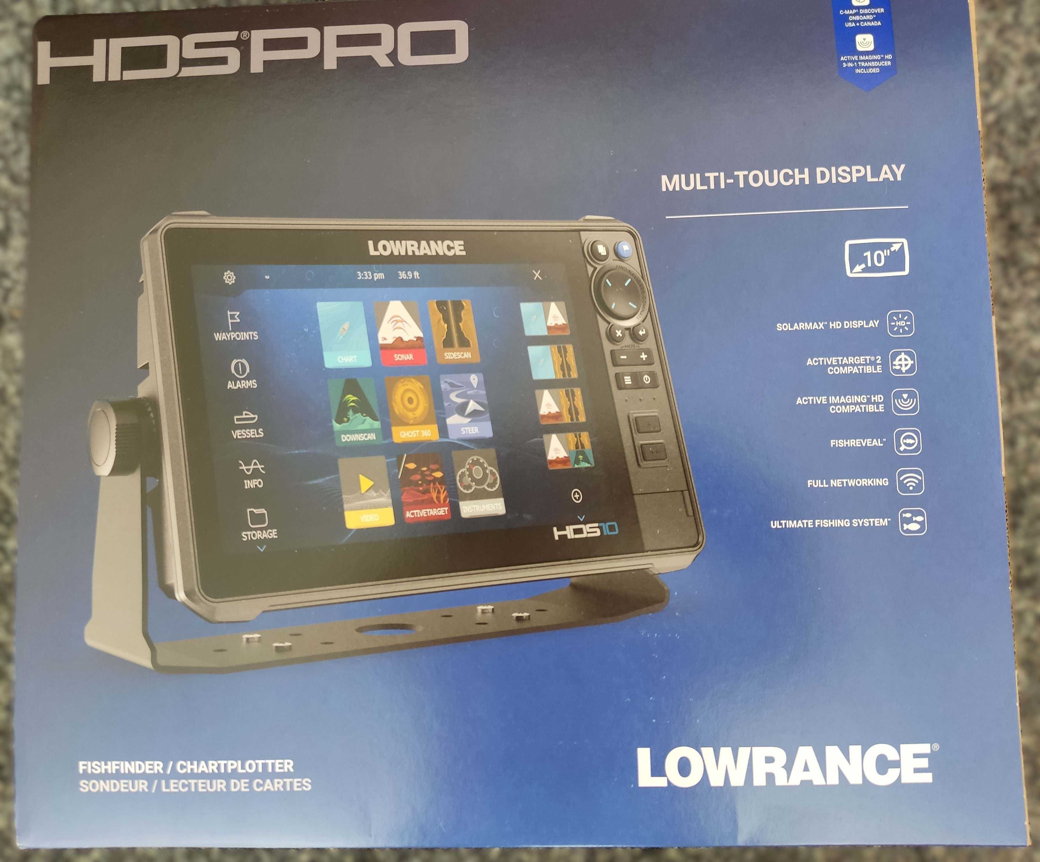 Lowrance HDS 10 PRO Gwarancja producenta