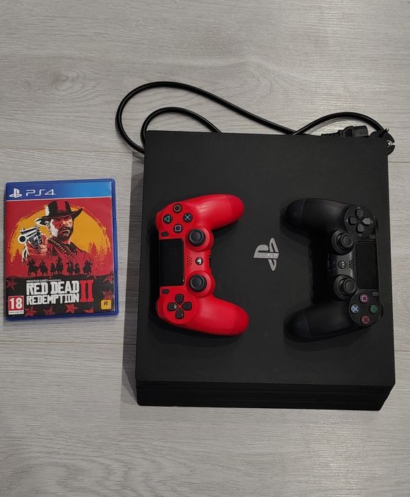 Konsola PS4 Pro 1TB | Zestaw 2 Pady | Red Dead Redemption 2