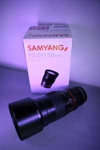 Samyang 135mm f/2.0 Fuji X **JAK NOWY**