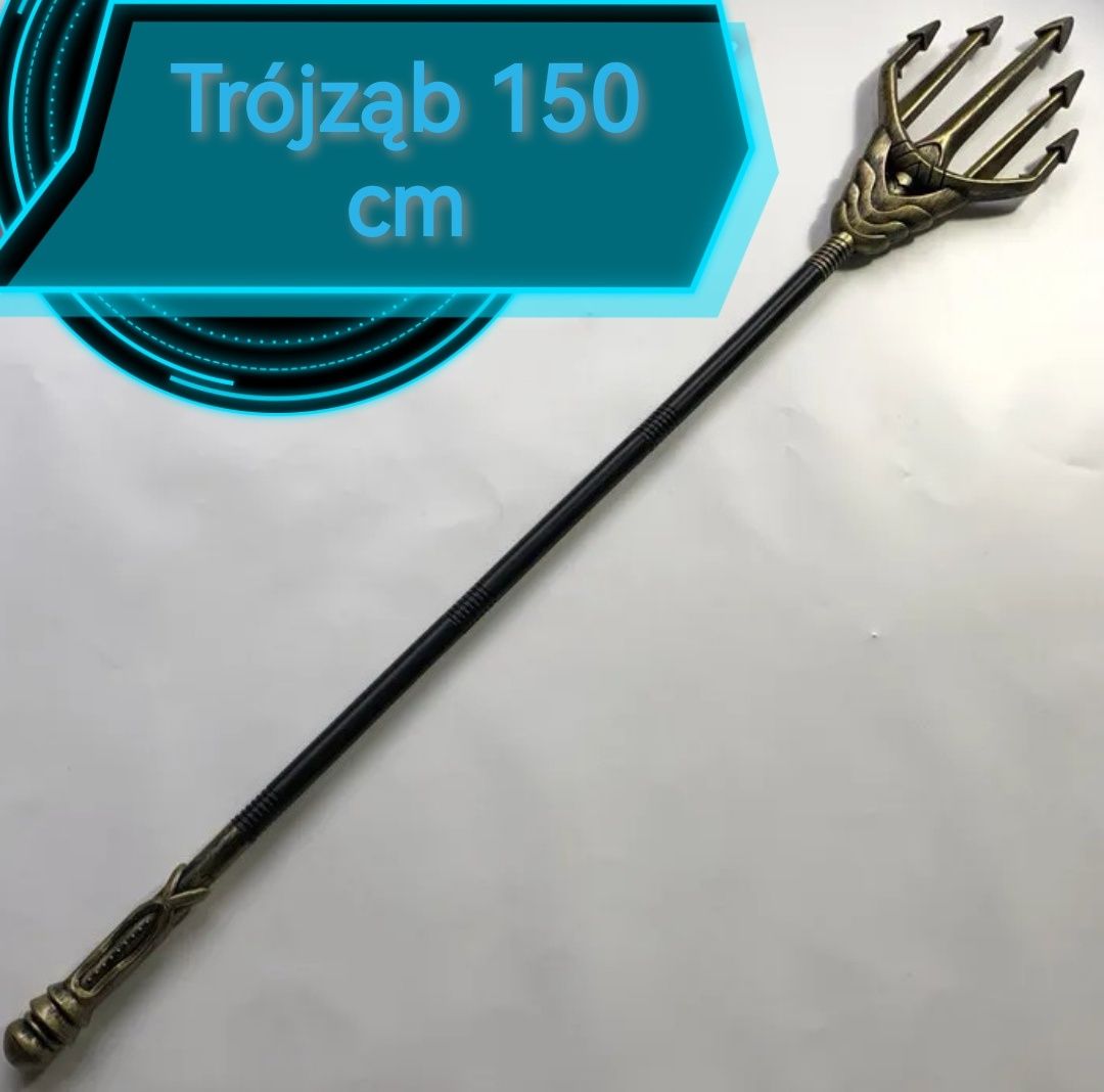 Trójząb Neptun 150 cm kostium Thor Młot Mjolnir Posejdon 24h z Polsk