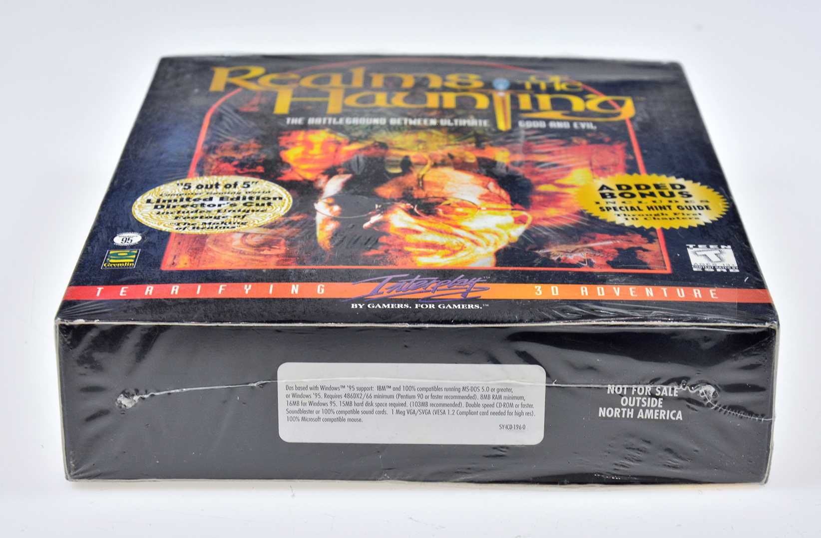REALMS OF THE HAUNTING - duży big box 1-wydanie USA 1996 dos FOLIA