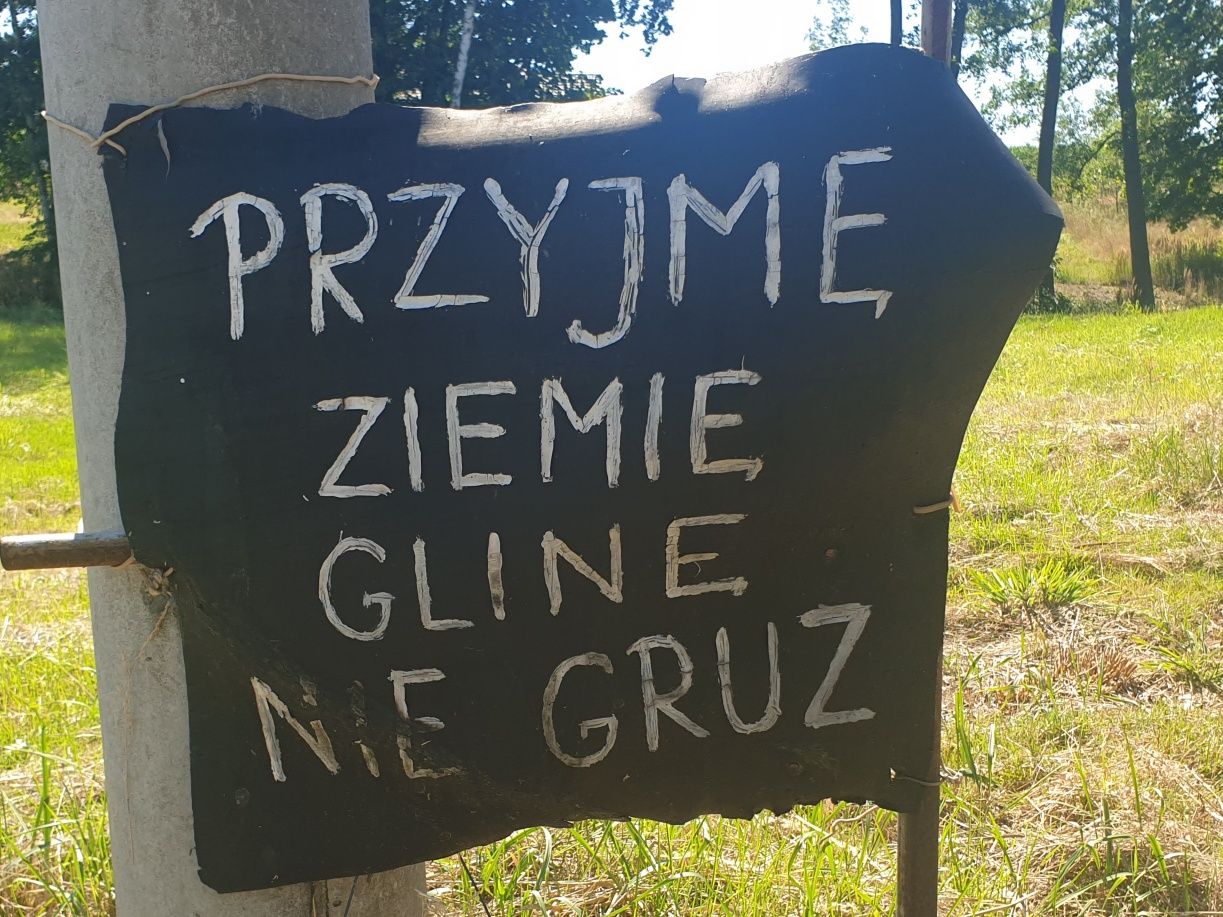 oddam za darmo miejsce na wysyp ziemi gliny