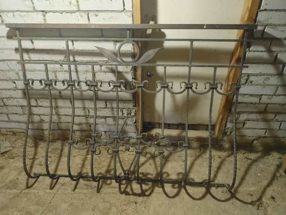 Балконна кована огорожа 2200×1400×1000