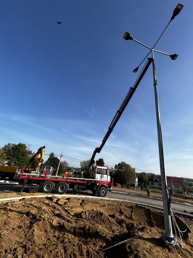 Słupy nowe uzywane wirowane oż żn oswietlenie kamery wiata wiertnica