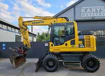 Komatsu KOPARKA KOŁOWA KOMATSU PW 148-8 PW148 140 160ROTOTILT KLIMATYZACJA 2016R.  244.900 ZŁ NETTO Rototilt Klimatyzacja Ramię 3x łamane