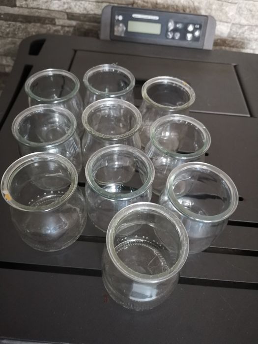 10 potes de vidro para artesanato