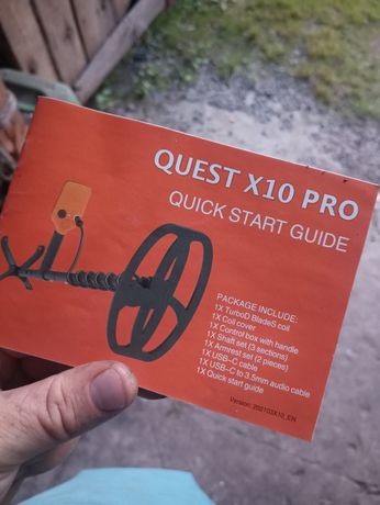 Wykrywacz do metali quest X10 pro.