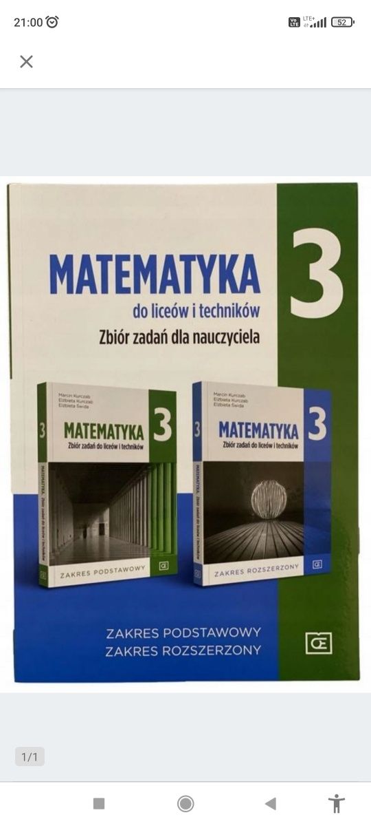 Matematyka zbiór Pazdro Kurczab 3 nauczyciela