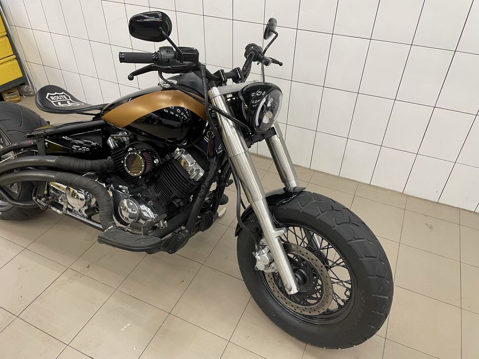 yamaha dragstar 400 bobber чоппер кастом