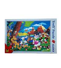 Puzzle Trefl Disney Kaczor Donald Mickey Mouse Goofy retro lata 90