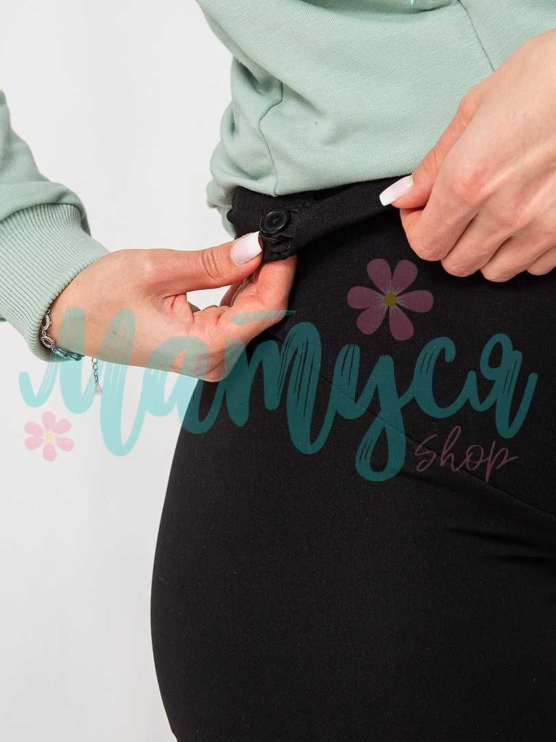Леггинсы для беременных / лосини для вагітних трикотажні, велосипедки