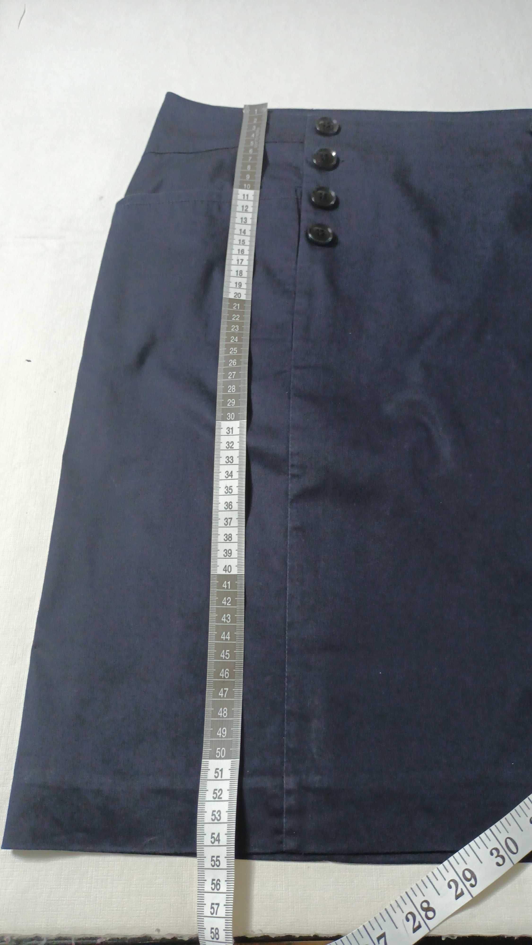 Saia em azul escuro da H&M
