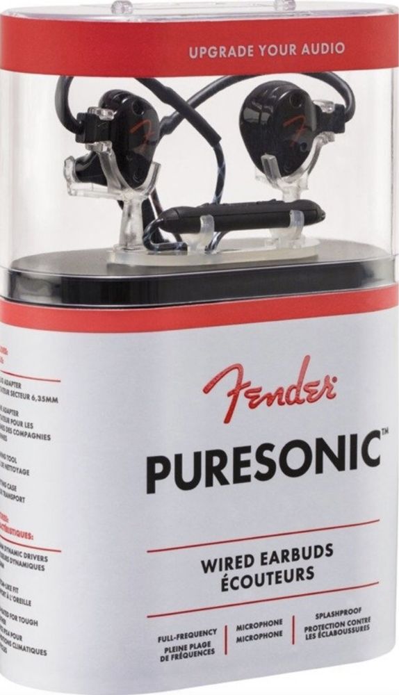 słuchawki przewodowe Fender PureSONIC Premium Black