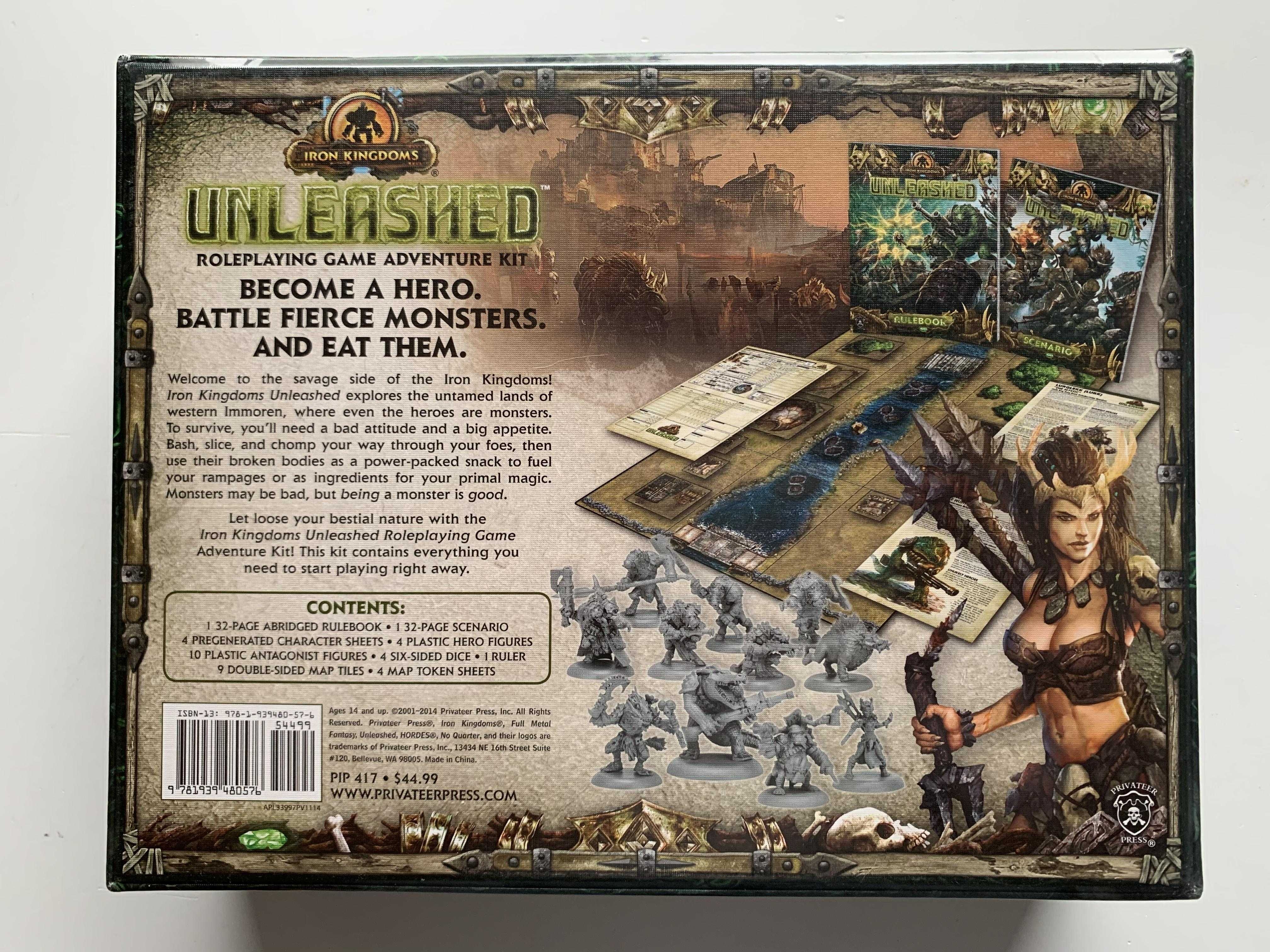 Unleashed: Roleplaying Game, Adventure Kit - nowy box (Iron Kingdom)