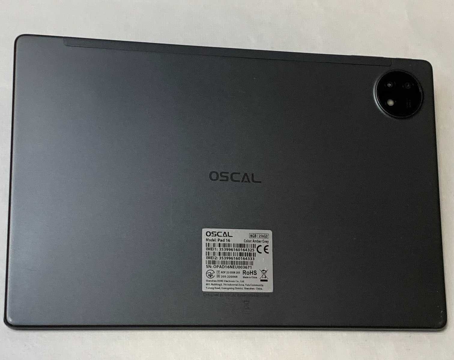 Планшет Oscal Pad 16 8/256GB 4G Dual Sim Space Gray