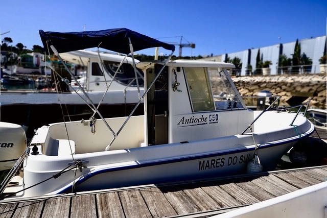 Barco com Cabine motor 90CV