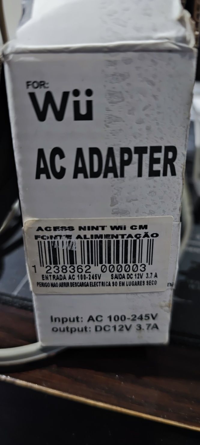 Carregador AC Adaptar para Nintendo Wii