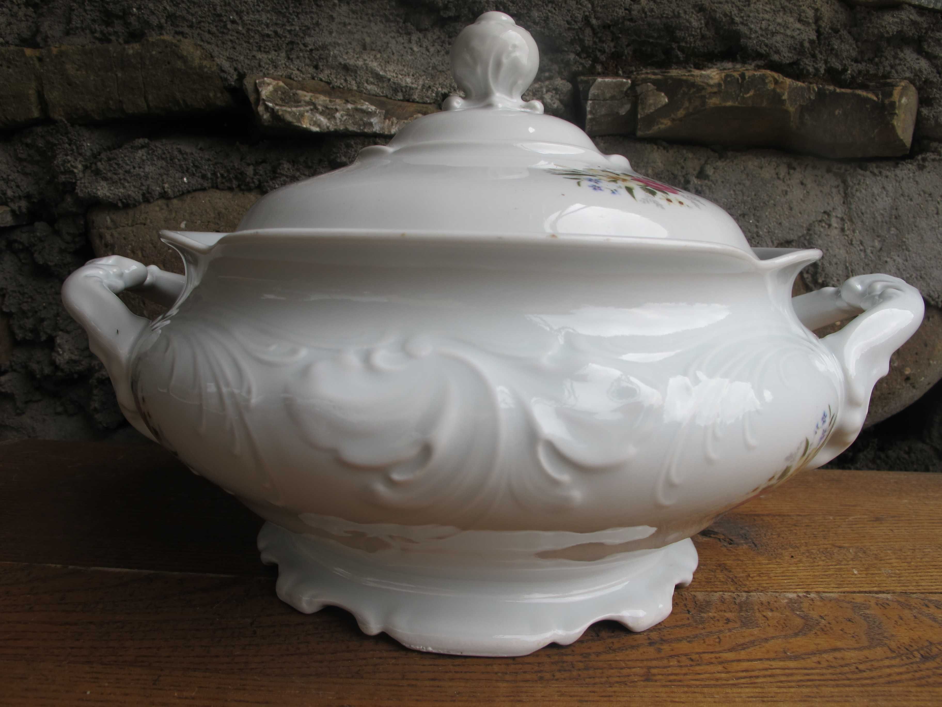DUŻA  Porcelanowa Waza do zupy_WAWEL