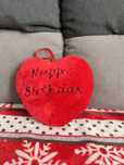 Pluszowe serce z napisem Happy Birthday