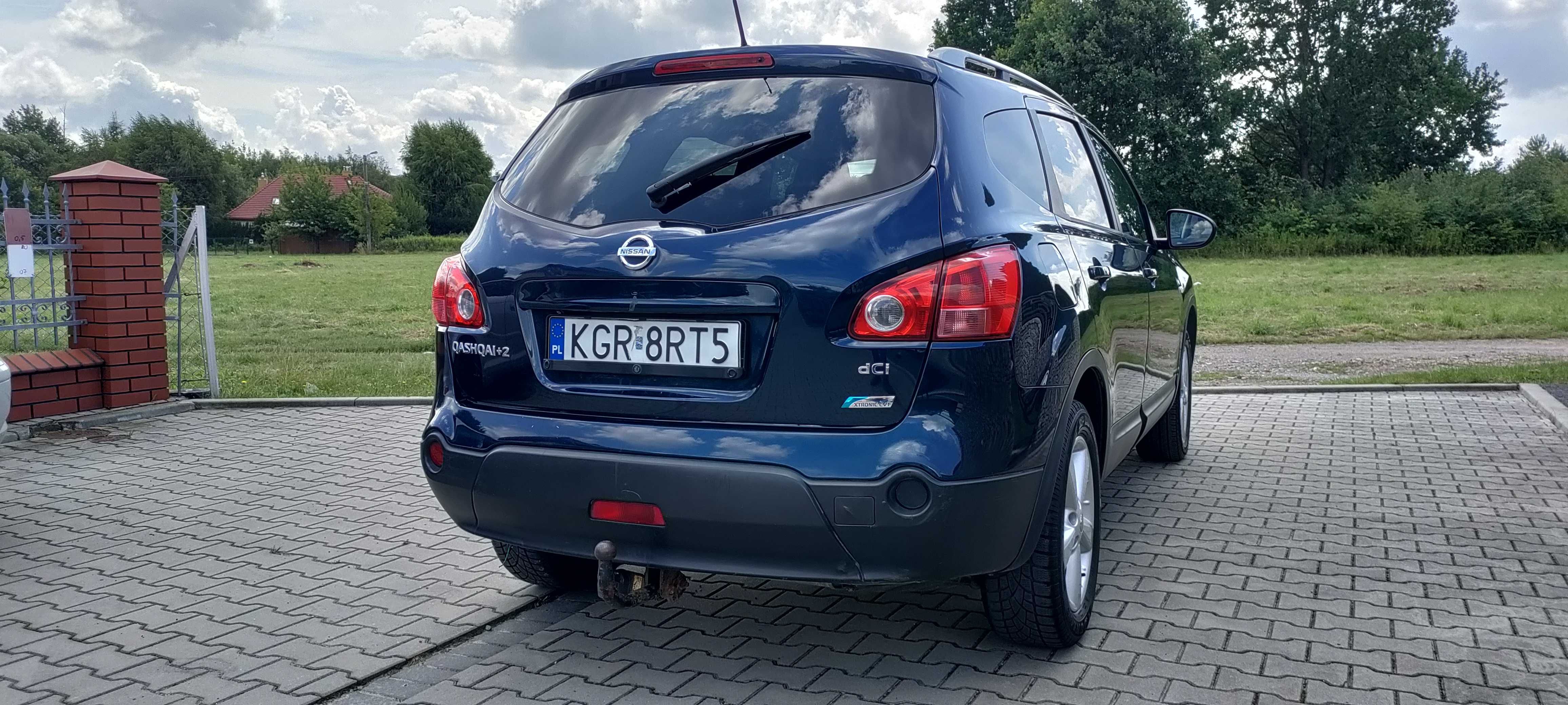NISSAN QASHQAI+2; 2.0 dCi automat; siedmioosobowy; PRYWATNIE