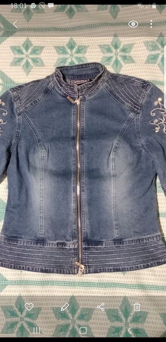 Пиджачок джинсовый 42 р.