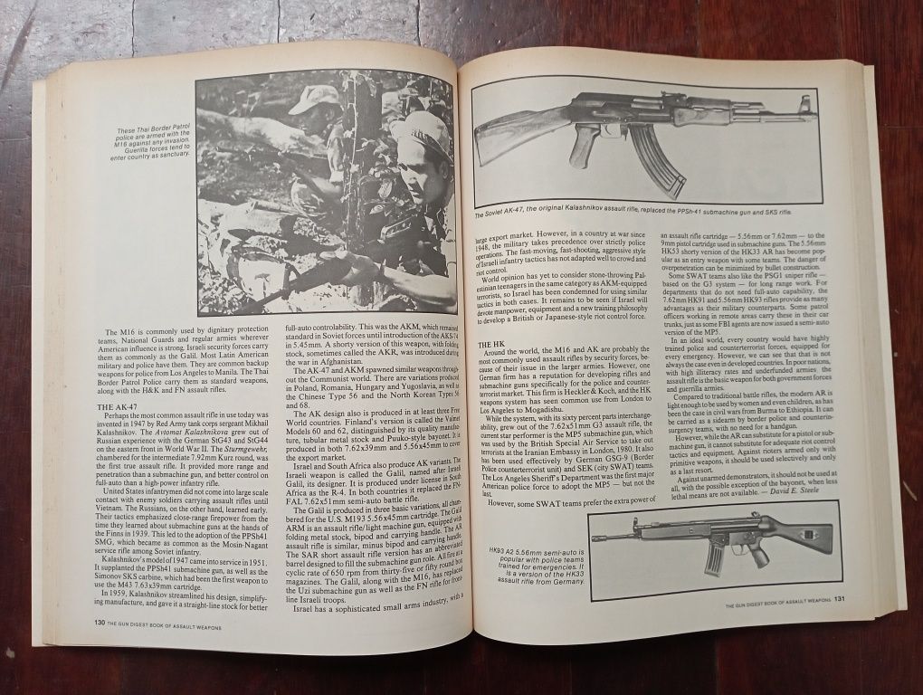 Livro sobre armas de assalto